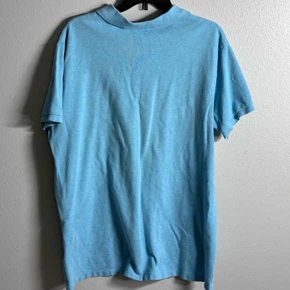 Polo By Ralph Lauren Men Light Blue Polo Shirt Short Sleeve Custom Fit size XL - Picture 5 of 7
